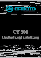 Bedienungsanleitung Handbuch CFMOTO 500 DEA